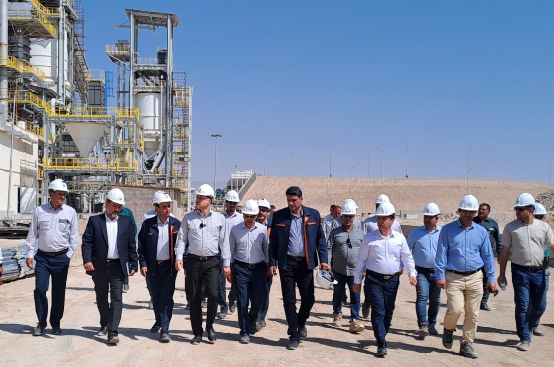 بازدید مدیرعامل شرکت ملی مس از طرحهای توسعهای مجتمع شهربابک بازدید مدیرعامل شرکت ملی مس از طرحهای توسعهای مجتمع شهربابک