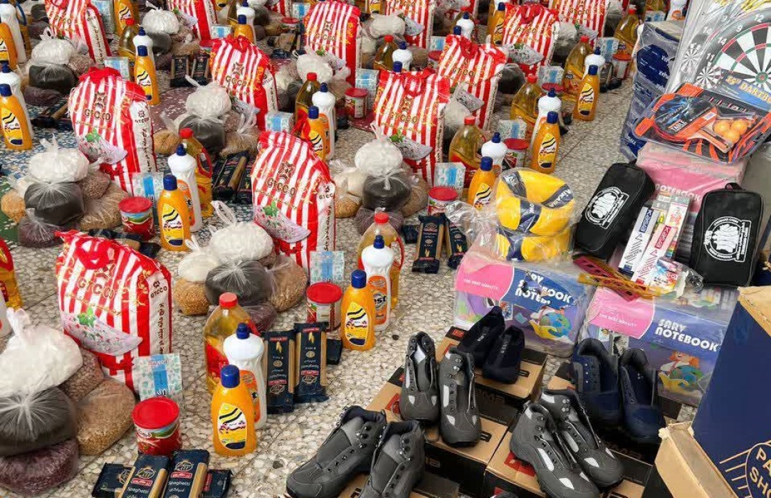 مرکز مقاومت بسیج وزارت صمت بستههای آموزشی و معیشتی به دانشآموزان محروم شرق کشور اهدا کرد مرکز مقاومت بسیج وزارت صمت بستههای آموزشی و معیشتی به دانشآموزان محروم شرق کشور اهدا کرد