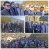 پیکر شهید گمنام هشت سال دفاع مقدس در زغال سنگ البرز مرکزی تشییع شد
